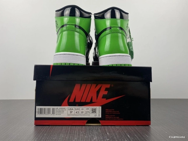 555088-030 Green 1 Jordan Air Pine OG High 1030